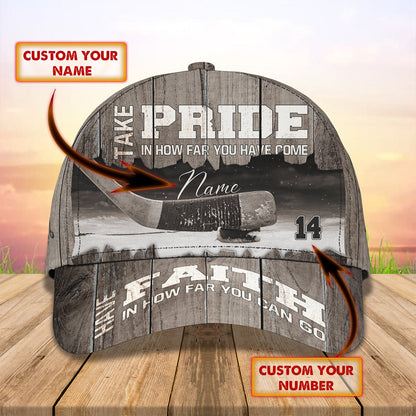 3D Classic Cap Take Pride In How Far You Have Comepersonalized Name Cap 235 Lasfour CA2077
