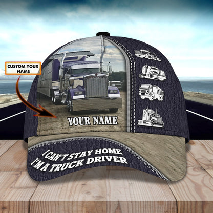 3D Classic Cap Trucker Cap103 Personalized Name Cap Lasfour CA1828