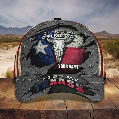 3D Classic Cap Texa2 Personalized Name Cap Lasfour CA2383