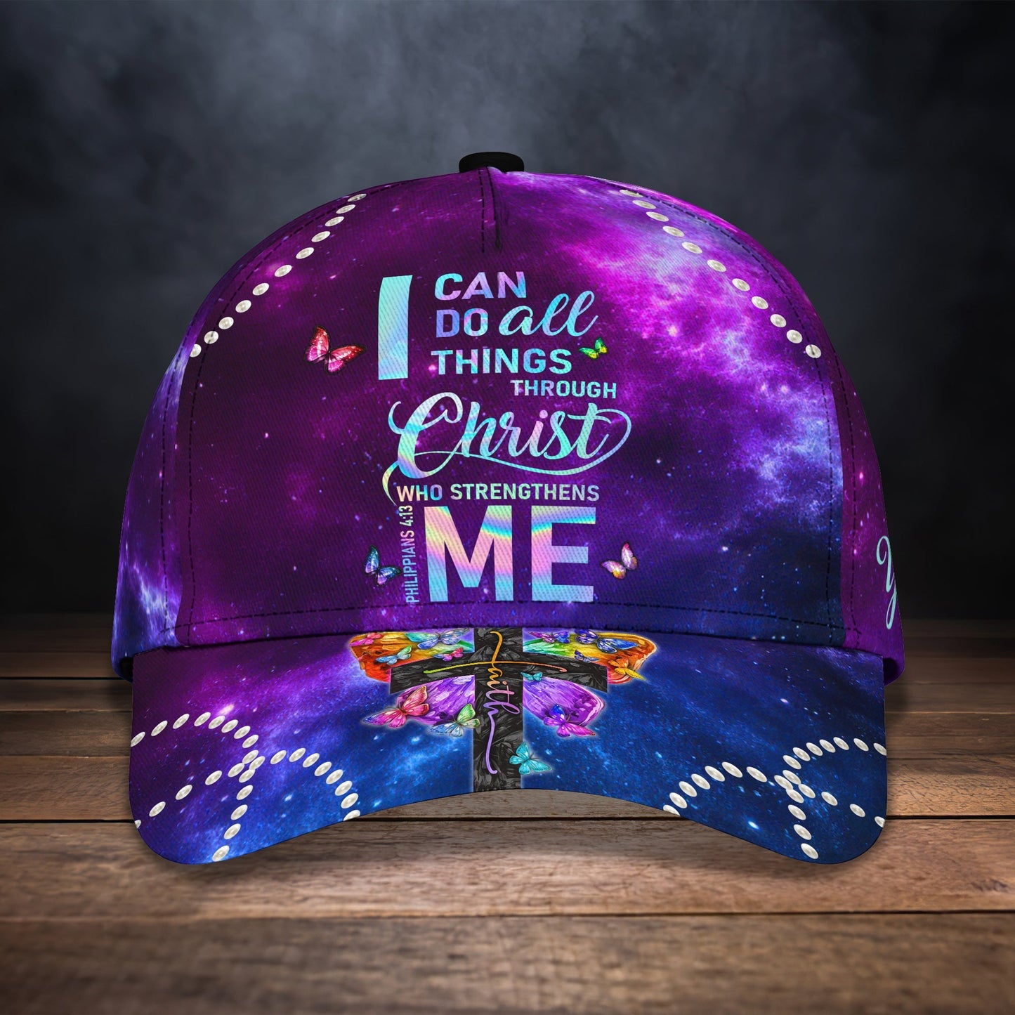 3D Classic Cap Faith Personalized Name Cap Lasfour CA1219