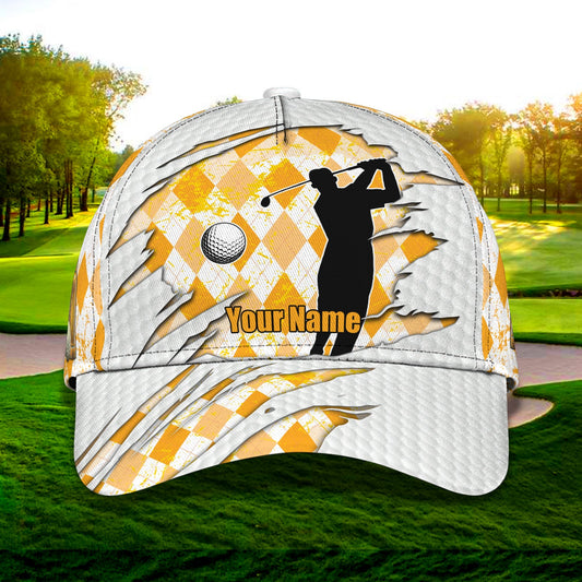 3D Classic Cap Golf 03 Personalized Name Cap Lasfour CA1048