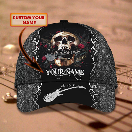 3D Classic Cap Guitar Classic Custom Name Classic Cap 184 Lasfour CA2237