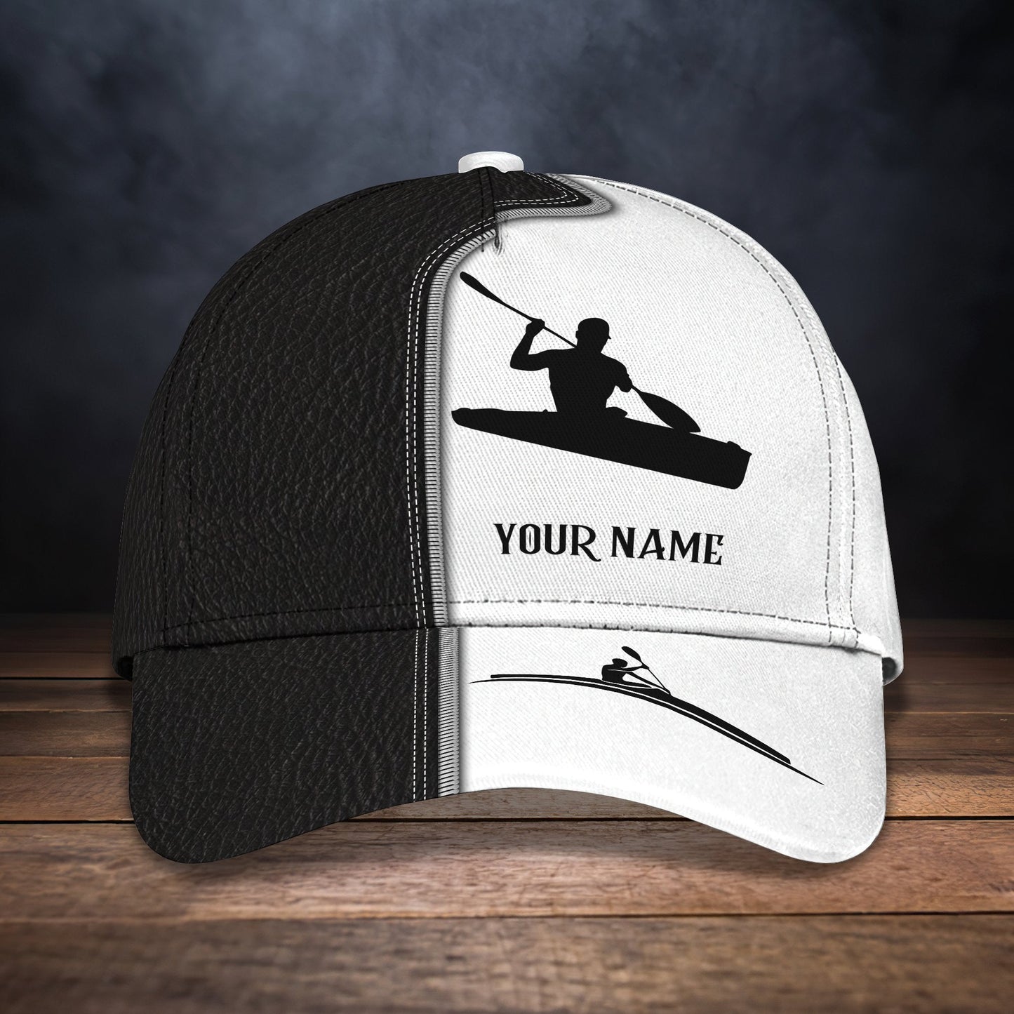 3D Classic Cap Kayaking Personalized Name Cap Lasfour CA1997