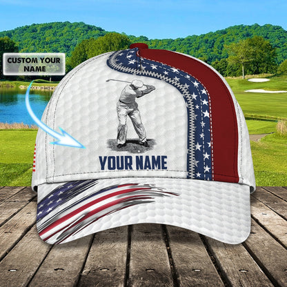 3D Classic Cap Golf Personalized Name Capnama492 Lasfour CA2101