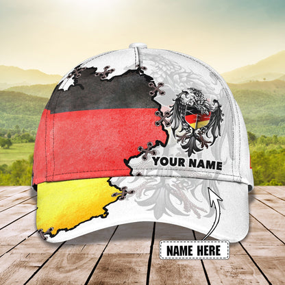 3D Classic Cap Germany Personalized Name Cap 60 Lasfour CA1555