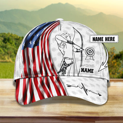 3D Classic Cap Archery 02 Personalized Name Cap 175 Lasfour CA2454