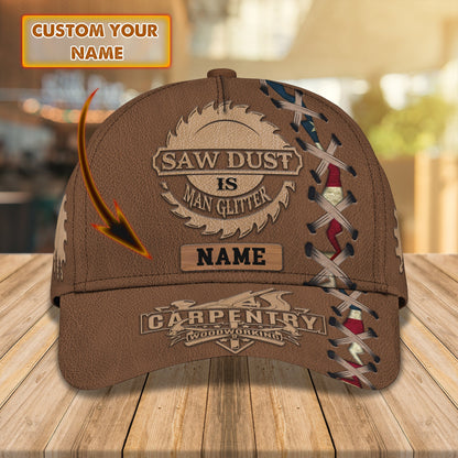 3D Classic Cap Carpentry 1 Personalized Name Cap Namacap051 Lasfour CA1141