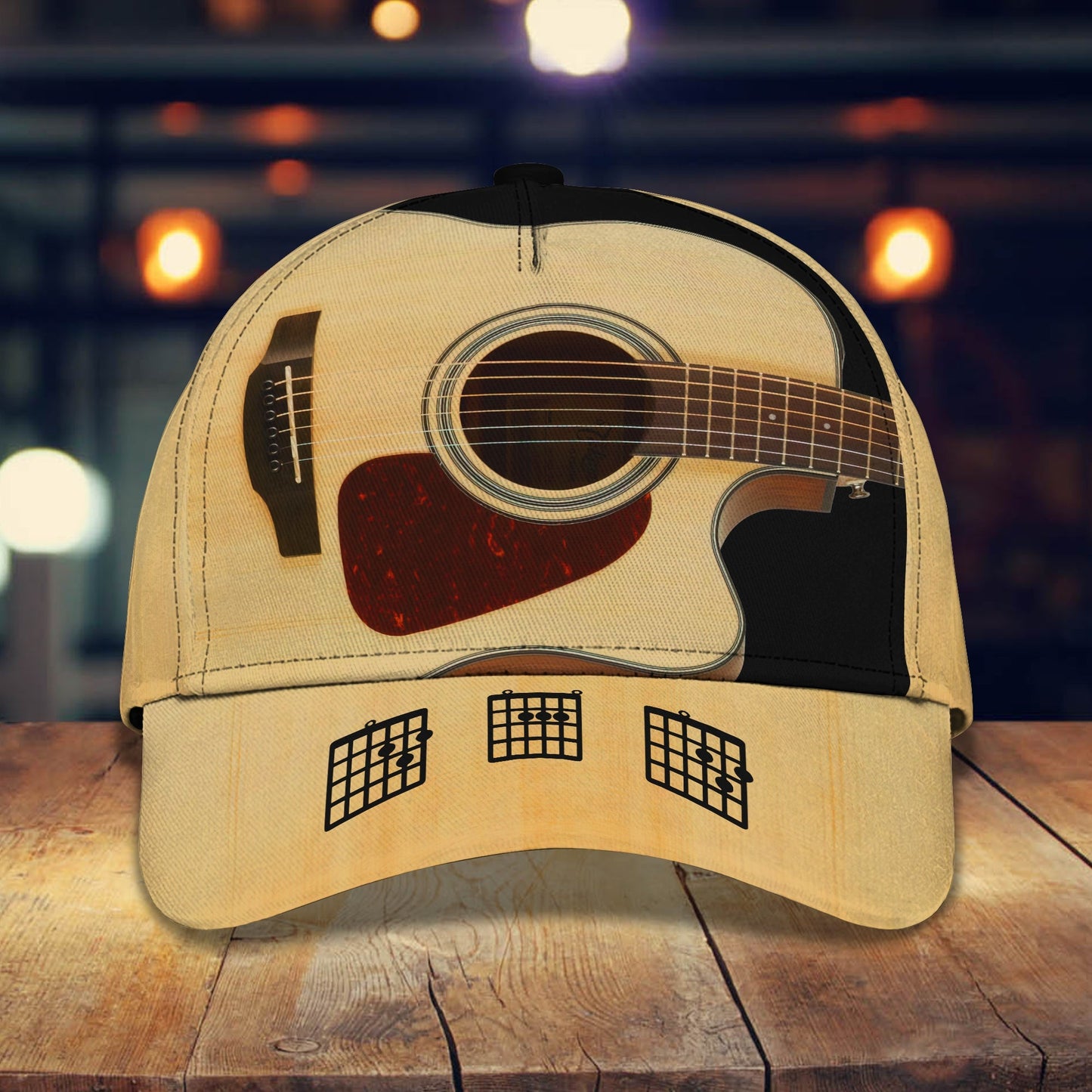 3D Classic Cap Guitar Classic Cap Nama1437 Lasfour CA2165