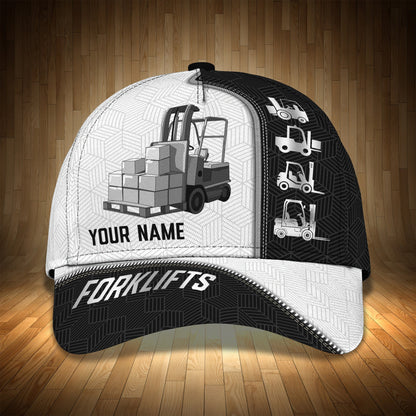 3D Classic Cap Forklifts Custom Name Cap 140 Lasfour CA0789
