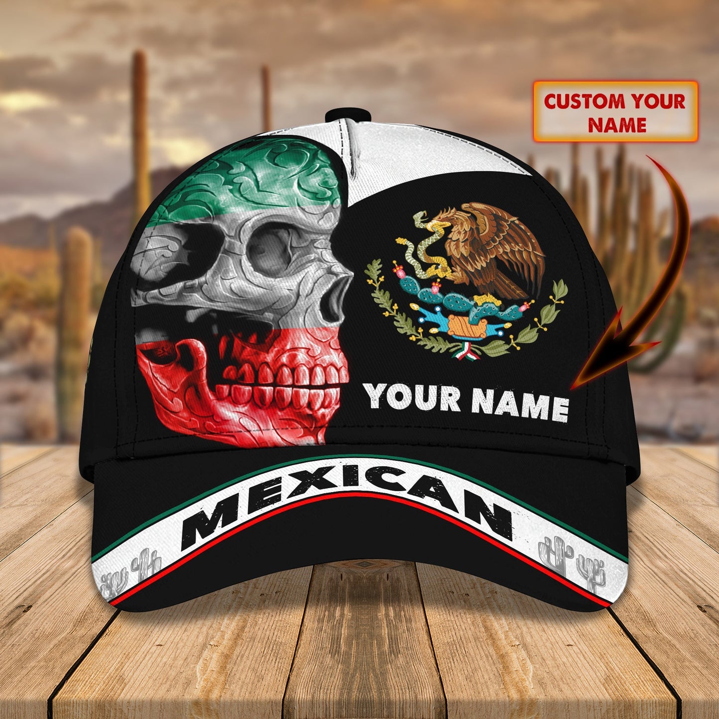 3D Classic Cap Mexico Cap 01 Lasfour CA1271