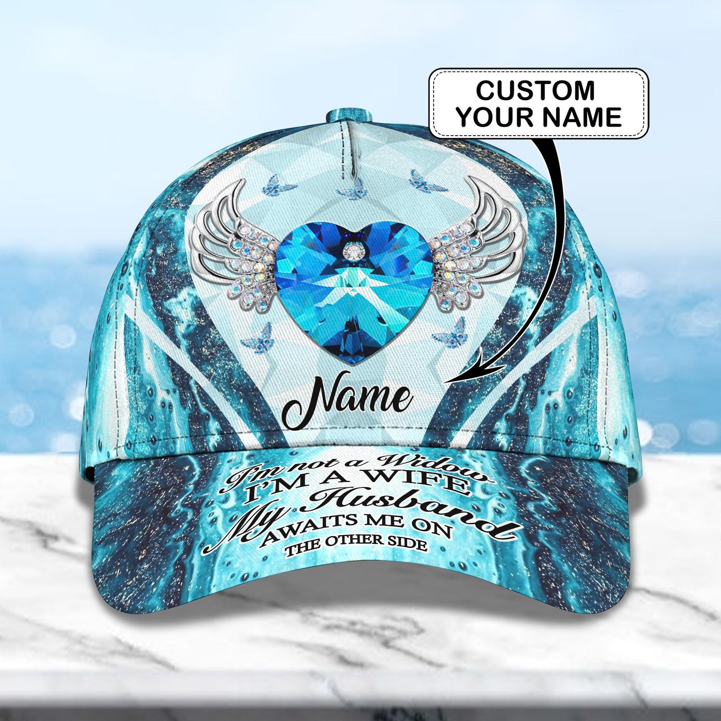3D Classic Cap I'M Not A Widow Personalized Name Cap nama205 Lasfour CA1319