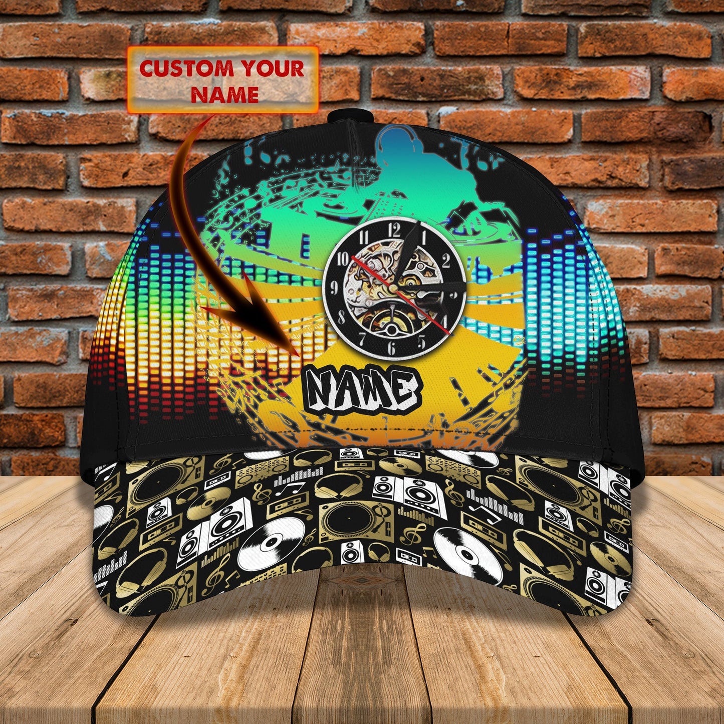 3D Classic Cap Dj Personalized Name Cap 23 Lasfour CA1113