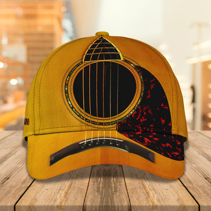 3D Classic Cap Guitar 3979 Personalized Name Cap Lasfour CA1600