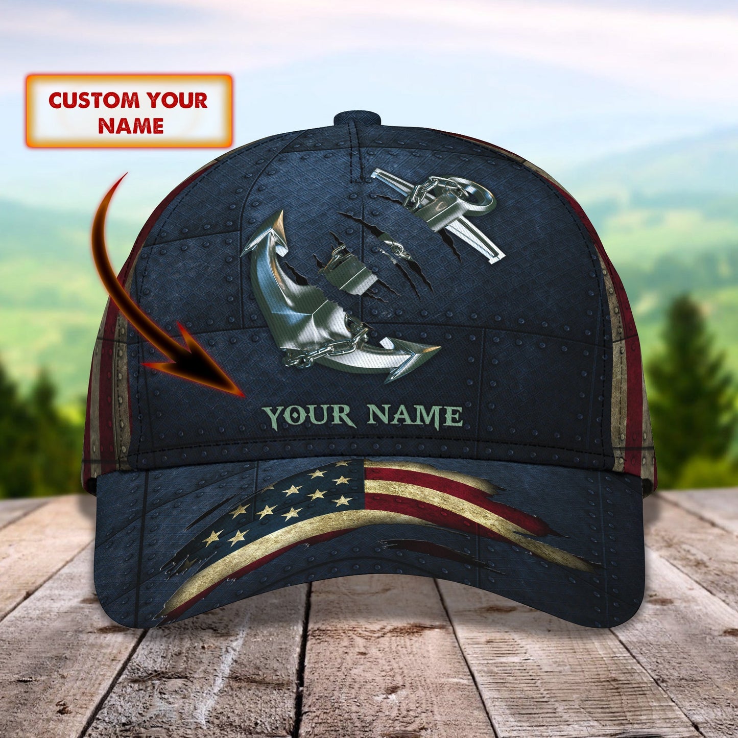 3D Classic Cap Classic Cap Anchor Lasfour CA1344