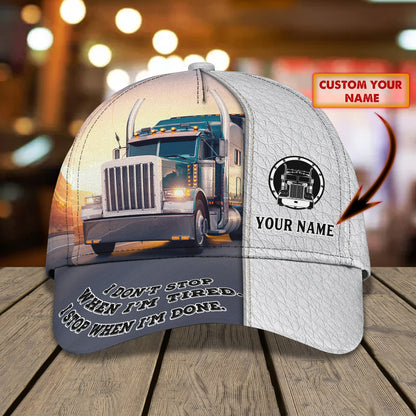3D Classic Cap Trucker Cap102 Personalized Name Cap Lasfour CA1781