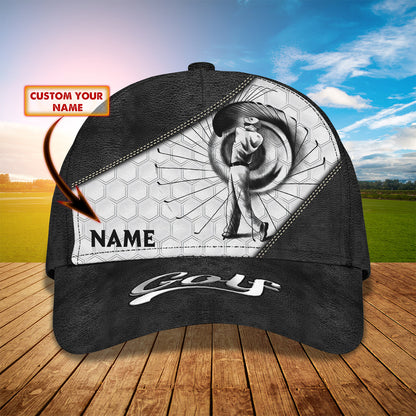 3D Classic Cap Golf Personalized Name Cap Lnpcap3 Lasfour CA1209