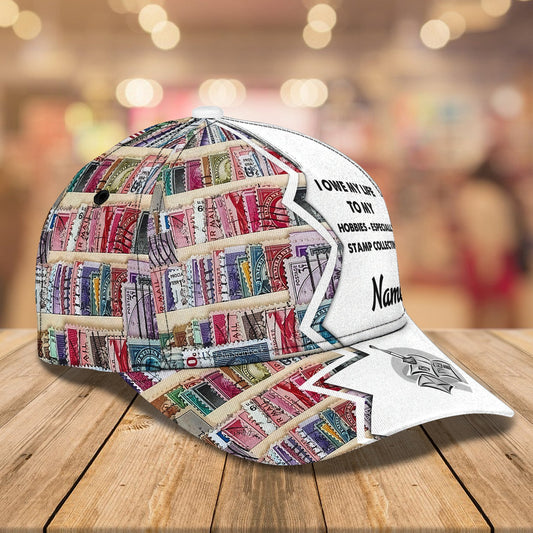 3D Classic Cap Stamp Collecting Personalized Name Cap Nama418 Lasfour CA1166