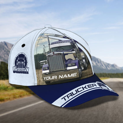 3D Classic Cap Trucker Cap13 Personalized Name Cap Lasfour CA1708
