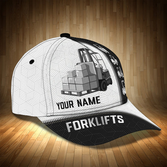 3D Classic Cap Forklifts Custom Name Cap 140 Lasfour CA0789