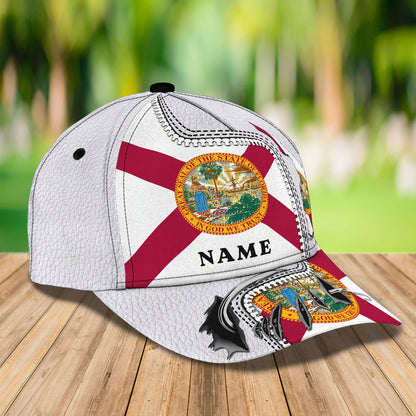 3D Classic Cap My Florida 2 Personalized Name Cap nama260 Lasfour CA1560