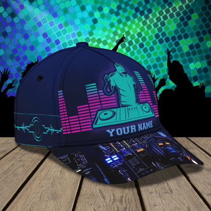 3D Classic Cap Dj 04 Personalized Name Cap Lasfour CA2269