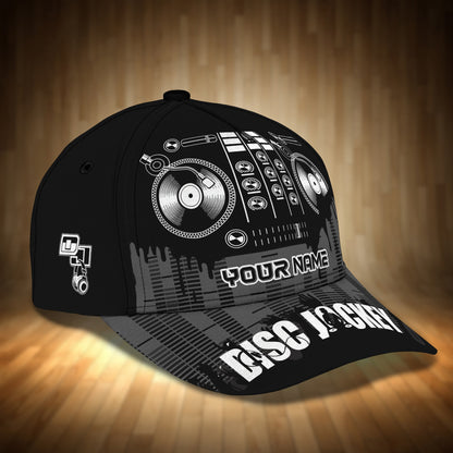 3D Classic Cap Dj Personalized Name Cap 02 Lasfour CA2160