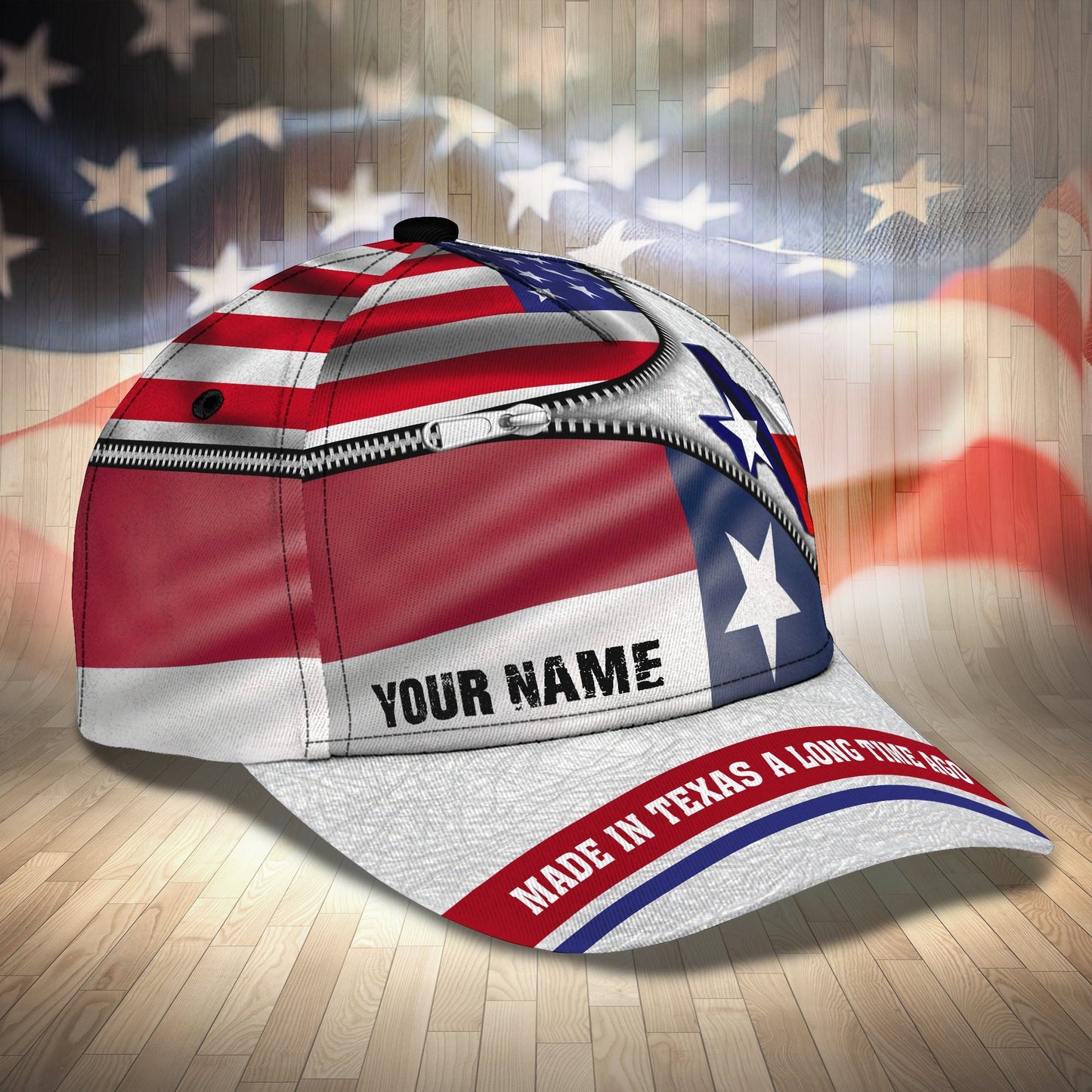 3D Classic Cap Made In Texas Long Time Ago Personalized Name Cap Lasfour CA1440