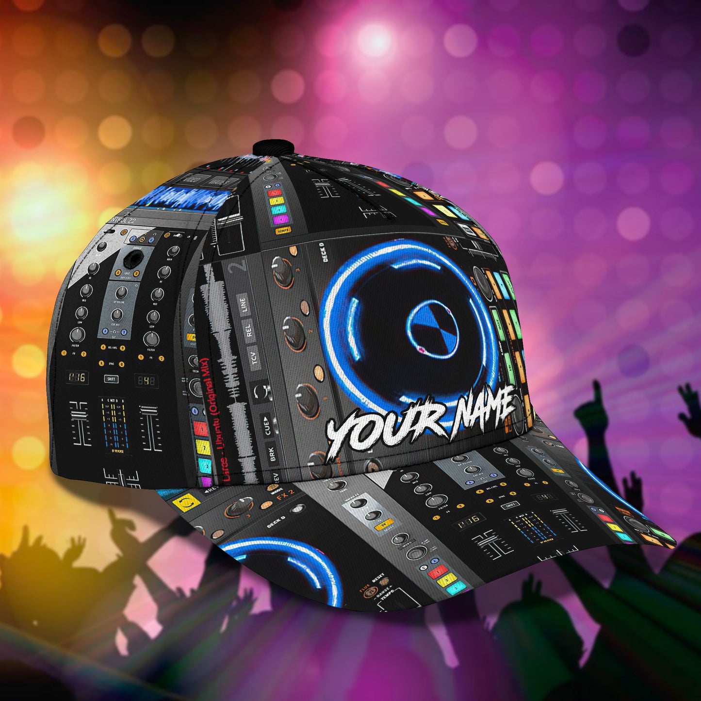 3D Classic Cap Dj Personalized Name Cap Nama47 Lasfour CA1387