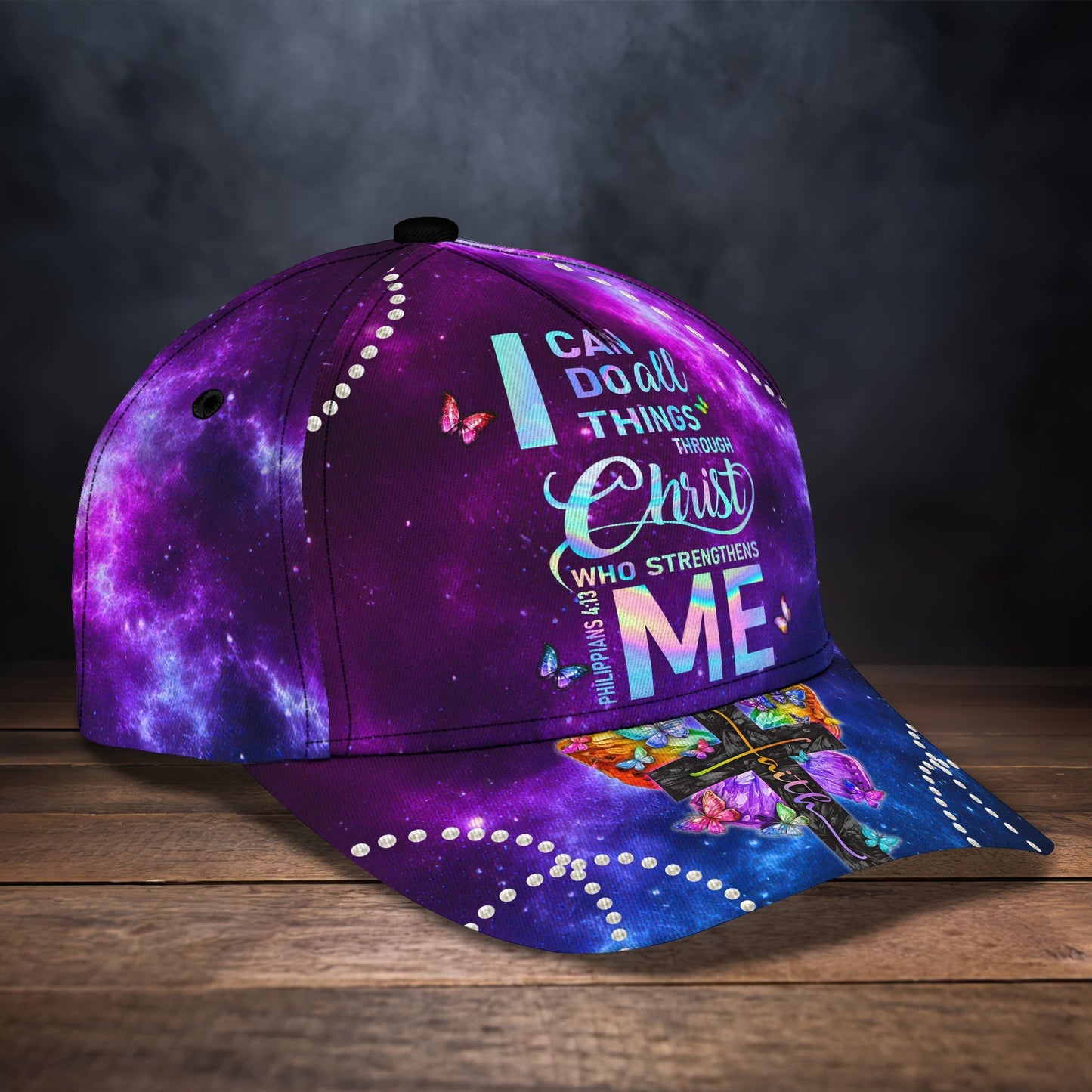 3D Classic Cap Faith Personalized Name Cap Lasfour CA1219