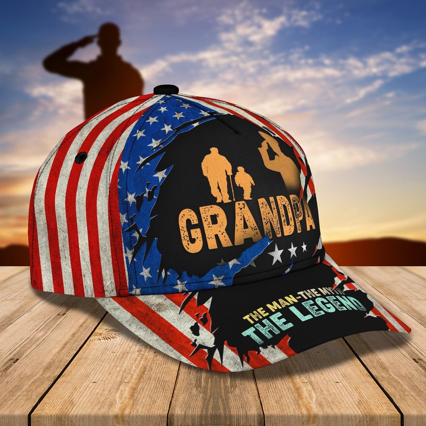 3D Classic Cap Grandpa Vtr Classic Cap 372 Lasfour CA2043