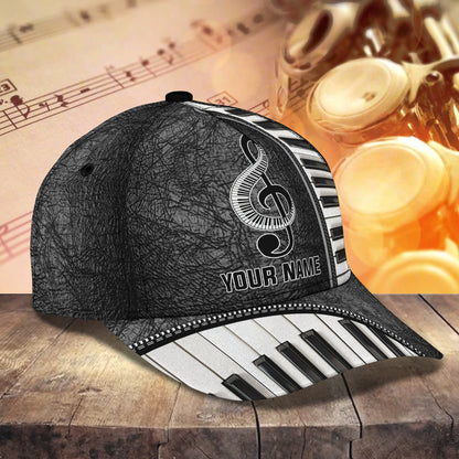 3D Classic Cap Music Personalized Name Cap 110 Lasfour CA2375