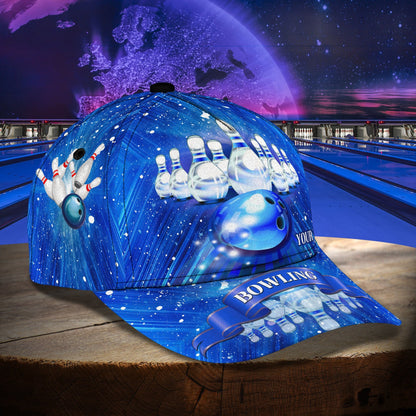 3D Classic Cap Bowling 01Personalize Name Cap Lasfour CA1718