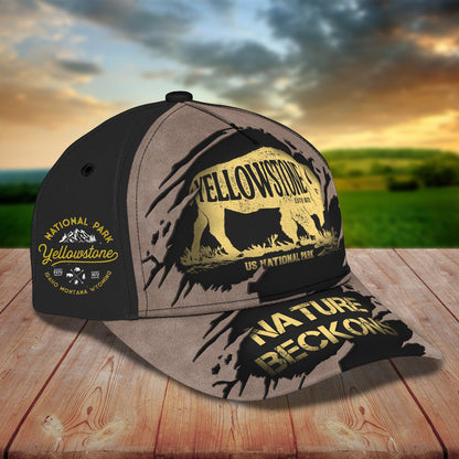 3D Classic Cap Yellowstone 2 Personalized Name Cap Lasfour CA1557