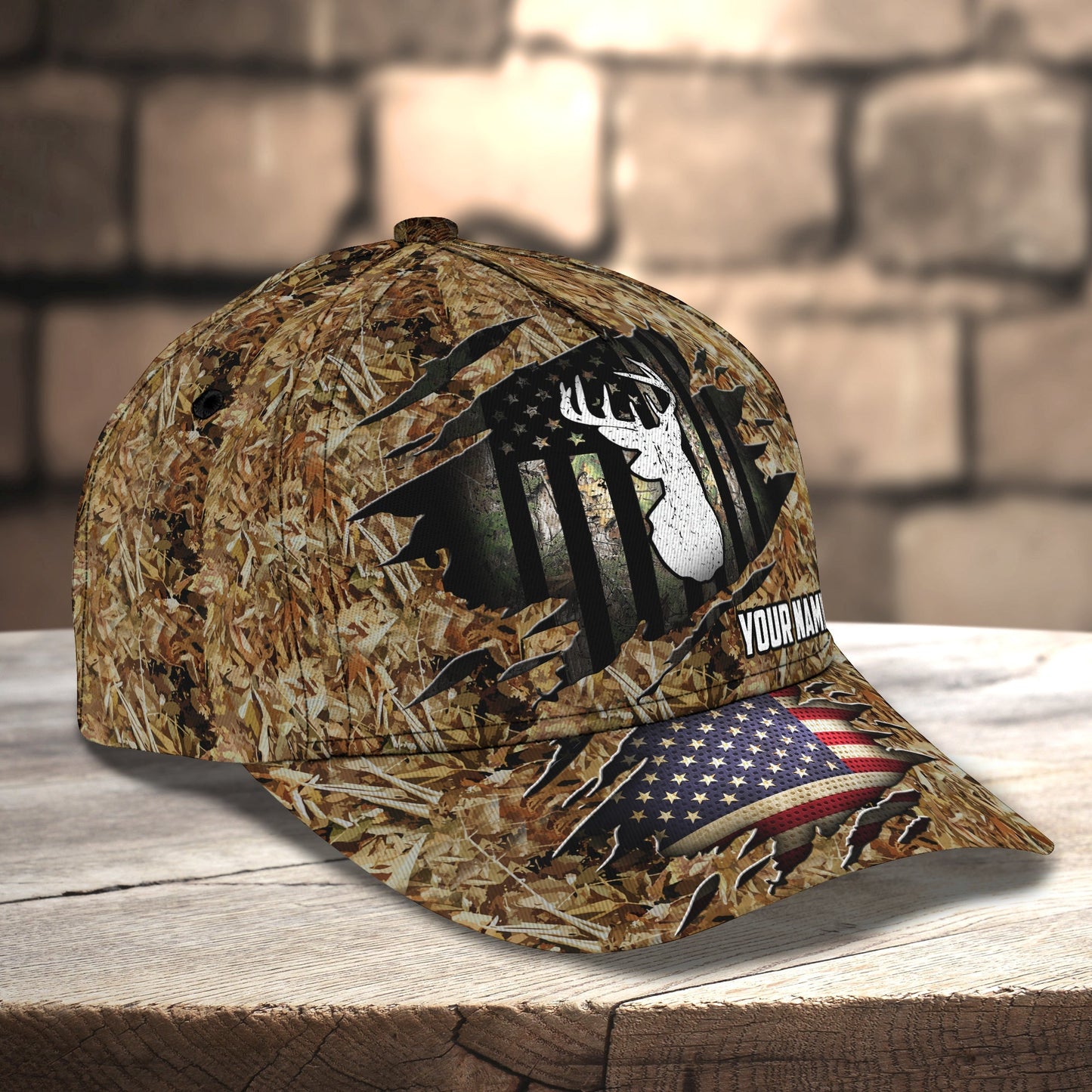 3D Classic Cap Deer Hunting Camo Custom Classic Cap Lasfour CA1998