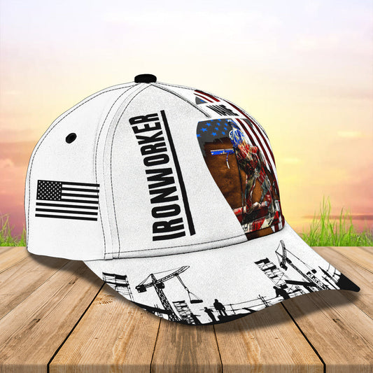 3D Classic Cap Iron Ppersonalized Name Cap 47 Lasfour CA1011