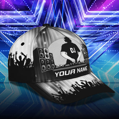 3D Classic Cap Dj Personalized Name Cap 03 Lasfour CA2466