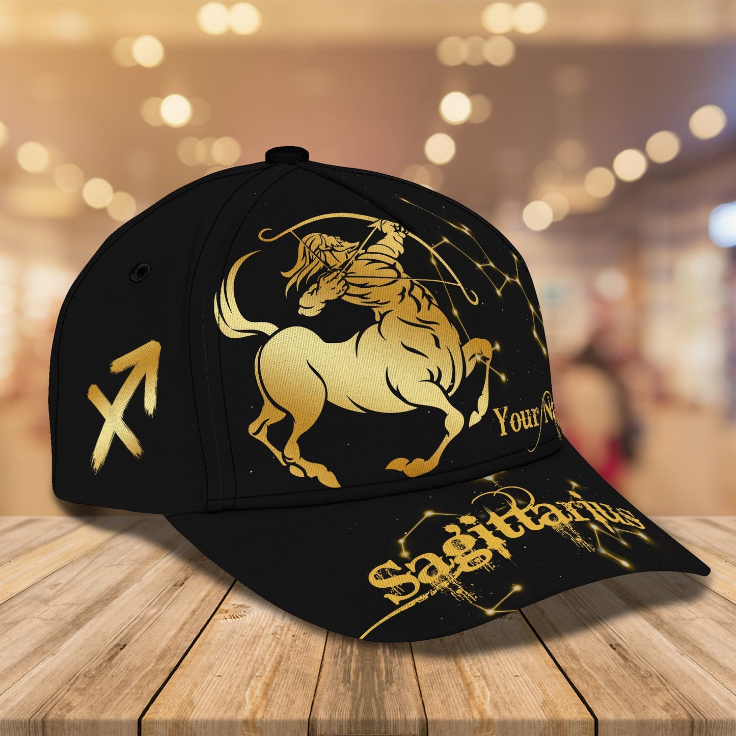 3D Classic Cap Sagittarius Personalized Name Cap Nama310 Lasfour CA2289