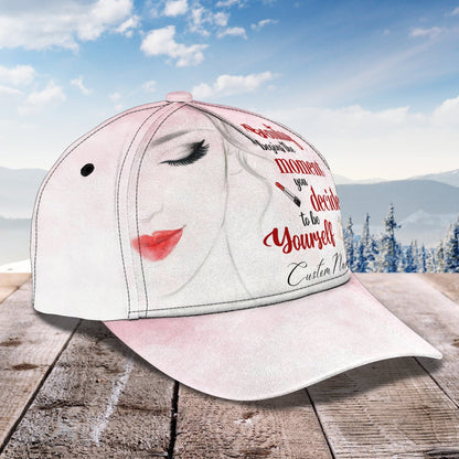 3D Classic Cap Makeup Beauty 2 Personalized Name Cap Namacap067 Lasfour CA1349