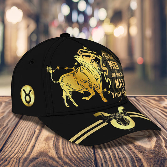 3D Classic Cap Taurus Personalized Name Cap 49 Lasfour CA1558
