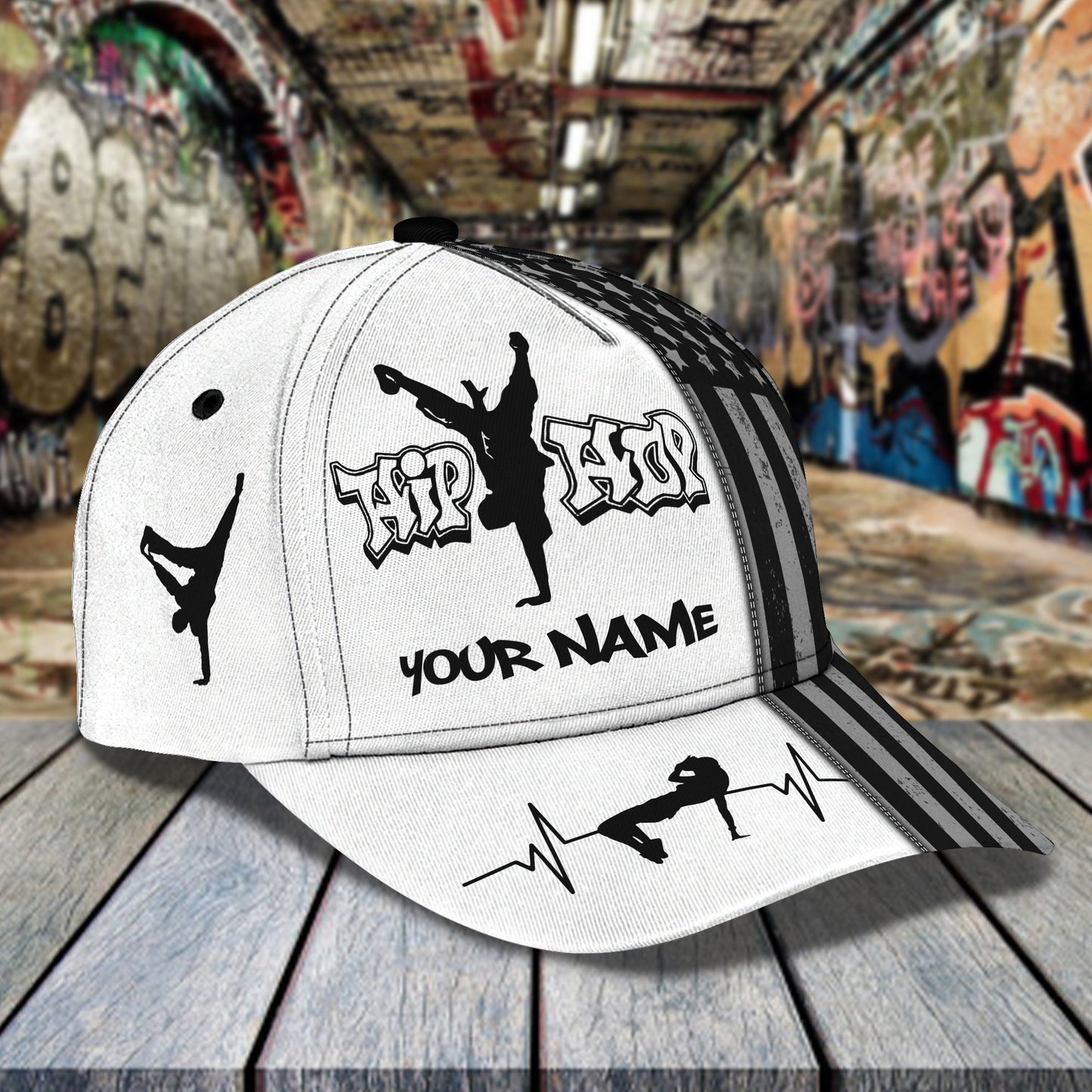 3D Classic Cap Hiphop personalized Name Cap Lasfour CA1158