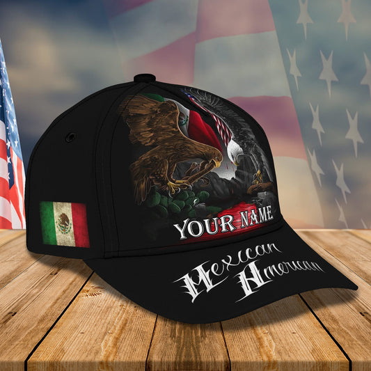 3D Classic Cap Mexico2 Personalized Name Cap Lasfour CA1677