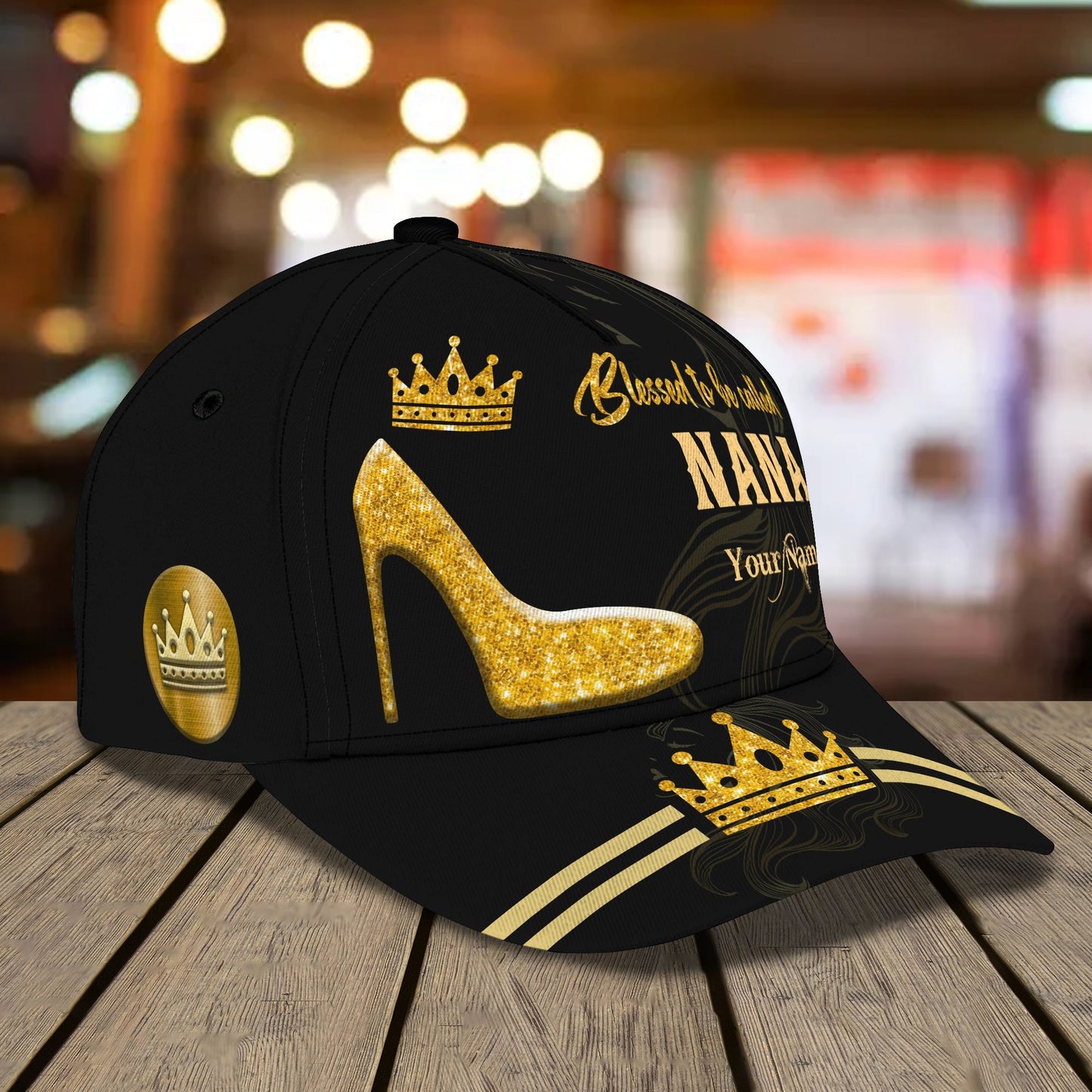3D Classic Cap Custom 'Nana, Gigi, Grandma' Personalized Name Cap Lasfour CA1345