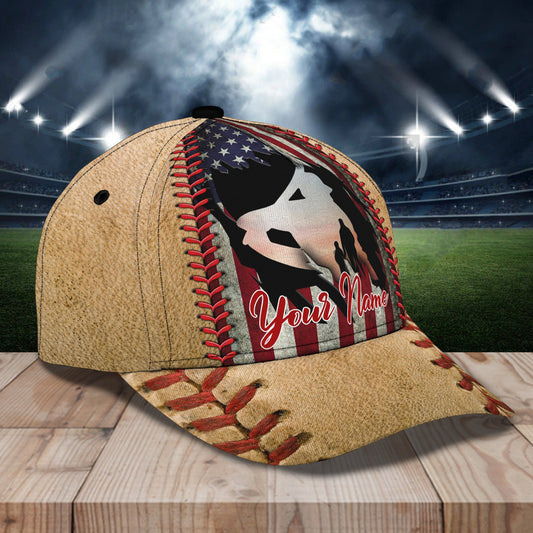 3D Classic Cap Baseball Son Personalized Name Cap Lasfour CA0761