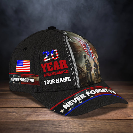 3D Classic Cap 20 Year Remembrance Personalized Name CapLasfour CA2303