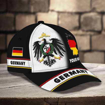 3D Classic Cap Germany Personalized Name Cap 02 Lasfour CA2282