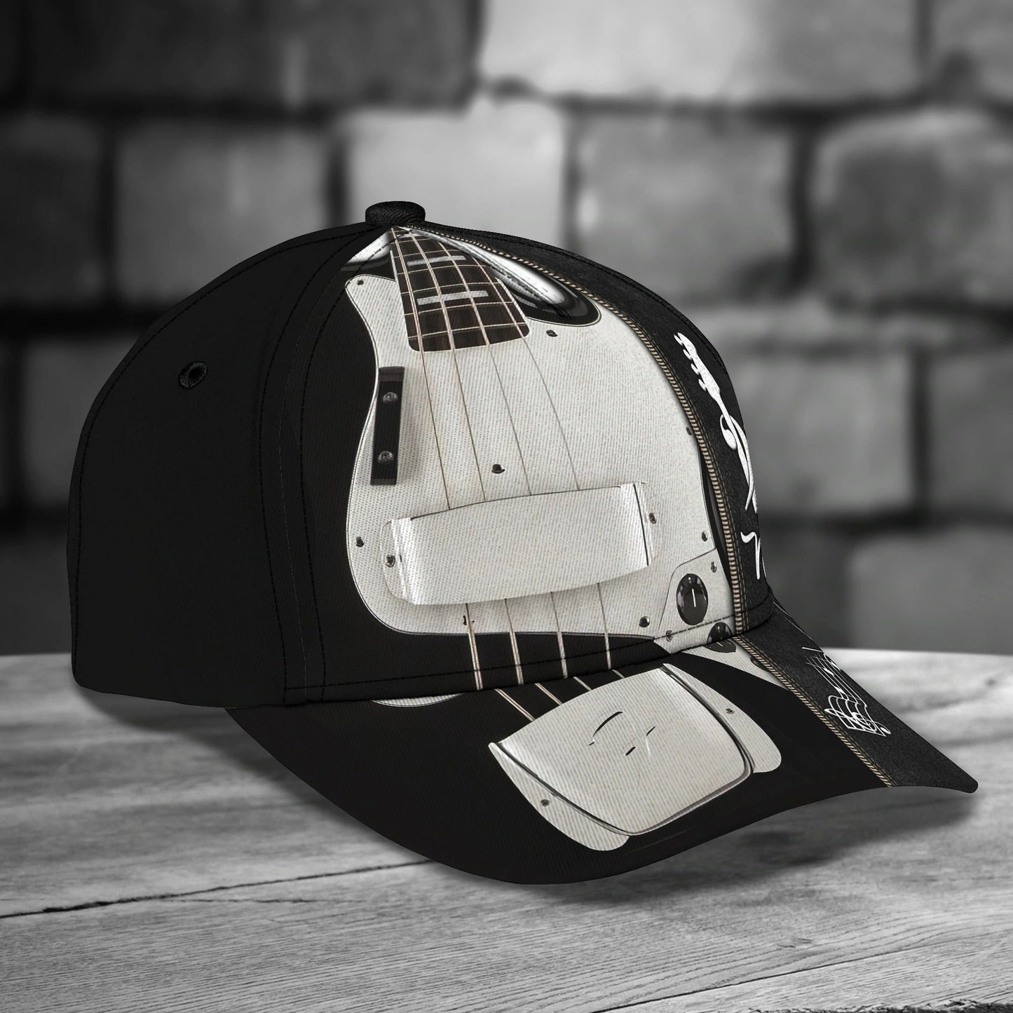 Electric Guitar Baseball Cap To My Boyfriend, Guitar 3D All Over Print Cap Hat From Guitarist Friend CO0439