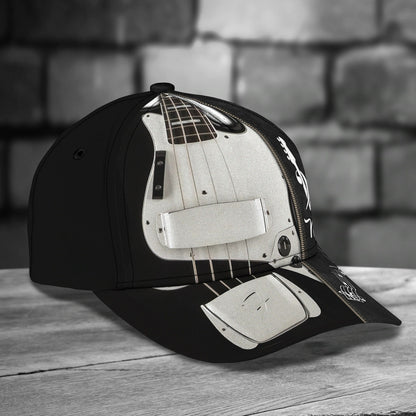 Electric Guitar Baseball Cap To My Boyfriend, Guitar 3D All Over Print Cap Hat From Guitarist Friend CO0439