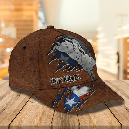 3D Classic Cap Jaripeo Personalized Name Cap 46 Lasfour CA2467