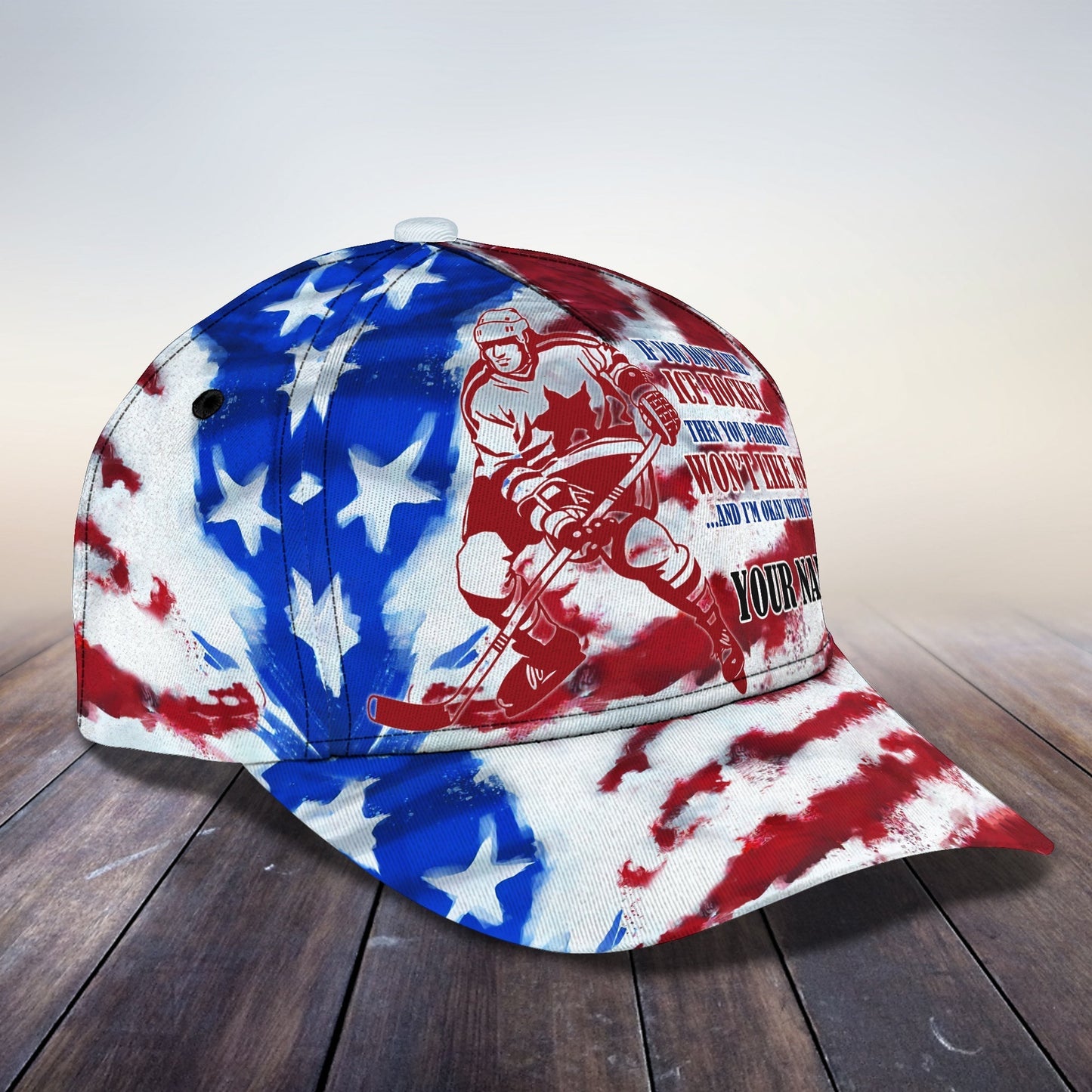 3D Classic Cap Probably, You Won'T Like Me If....Personalized Name Cap 211 Lasfour CA2078