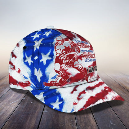 3D Classic Cap Probably, You Won'T Like Me If....Personalized Name Cap 211 Lasfour CA2078